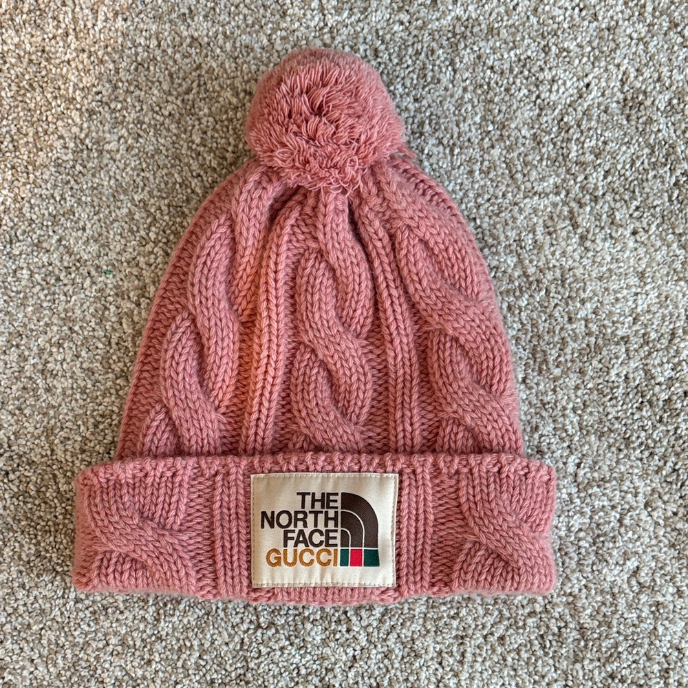 Gucci X The North Face PINK beanie